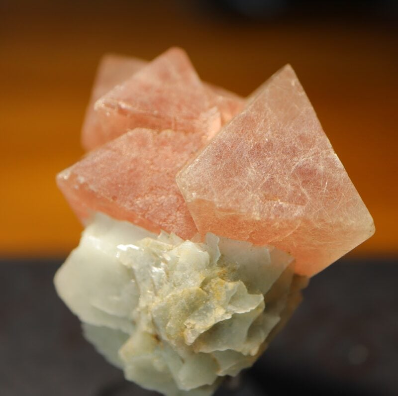 Fluorite rose octaèdre chine