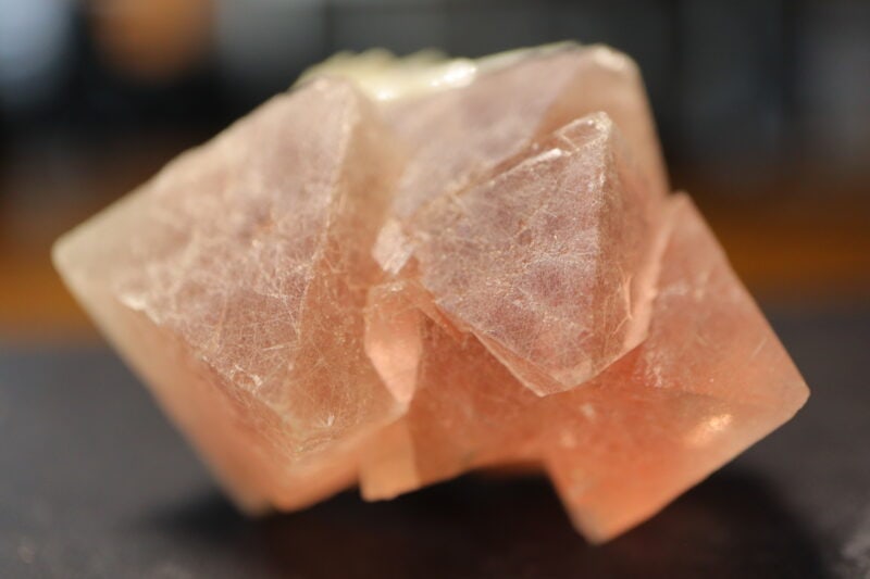 Fluorite rose octaèdre chine