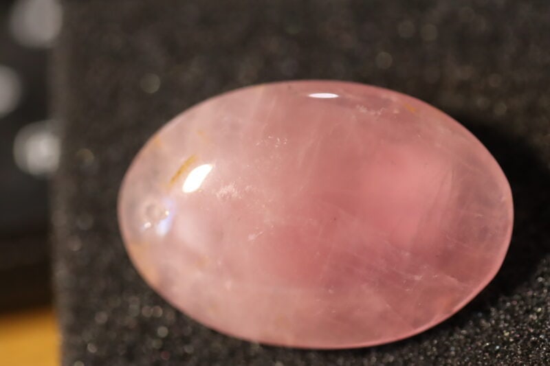 Quartz rose oval