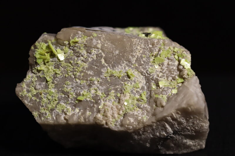 Autunite cristallisée