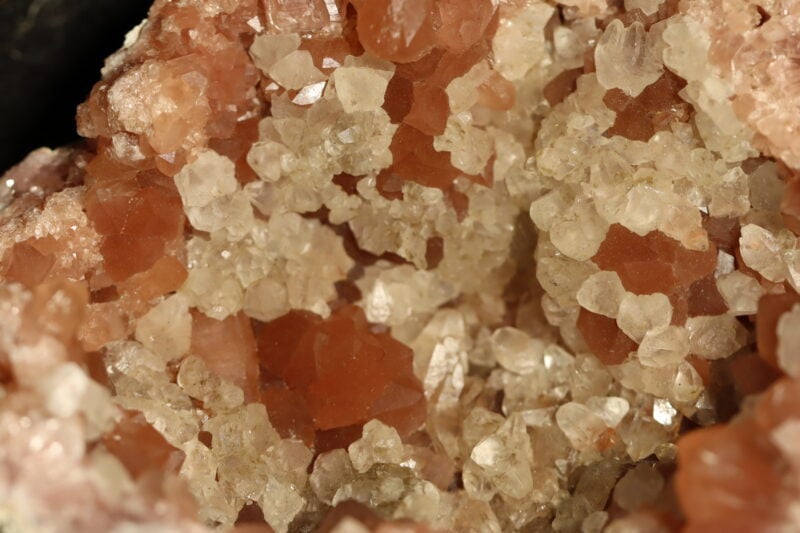 améthyste rose cristaux calcite