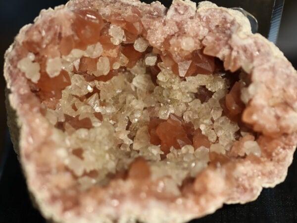 améthyste rose cristaux calcite