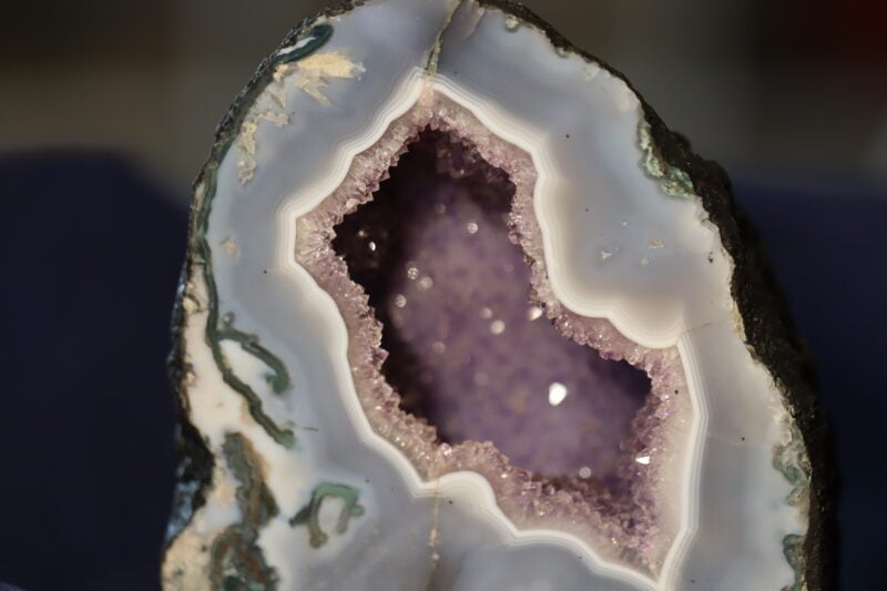 Géodes Améthyste Agate Calcédoine