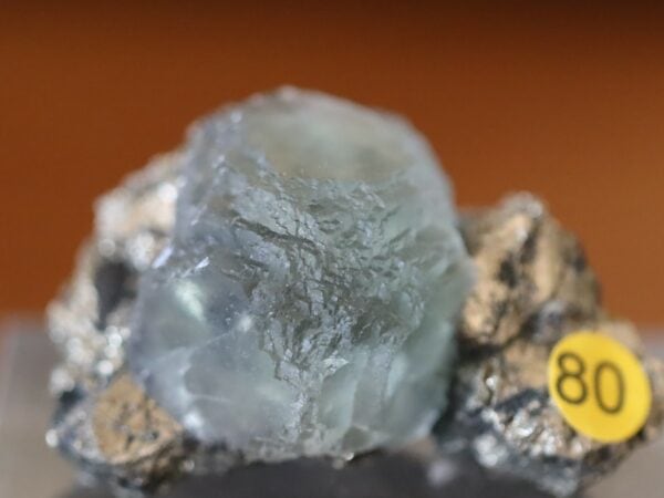 Fluorite verte sur pyrite