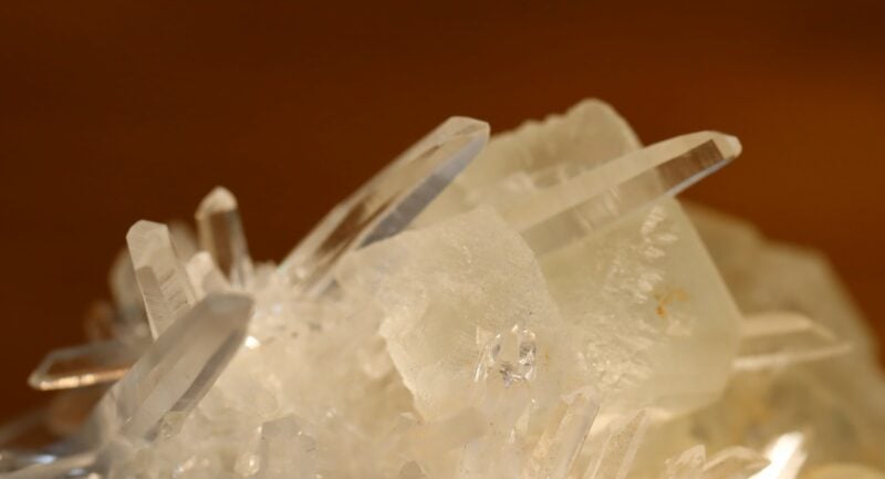 Fluorite octaèdre sur quartz Pérou