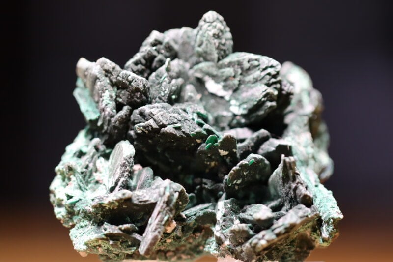 Azurite pseudomorphose malachite