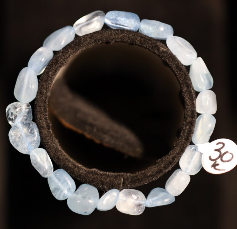 Bracelet Aigue Marine nugget gemme