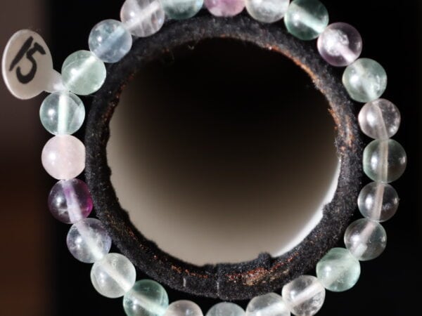 Bracelet Fluorite multicolore 8mm