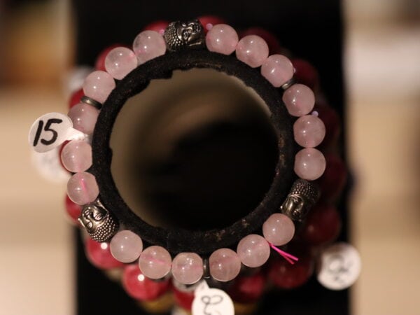 Bracelet Quartz rose boudha