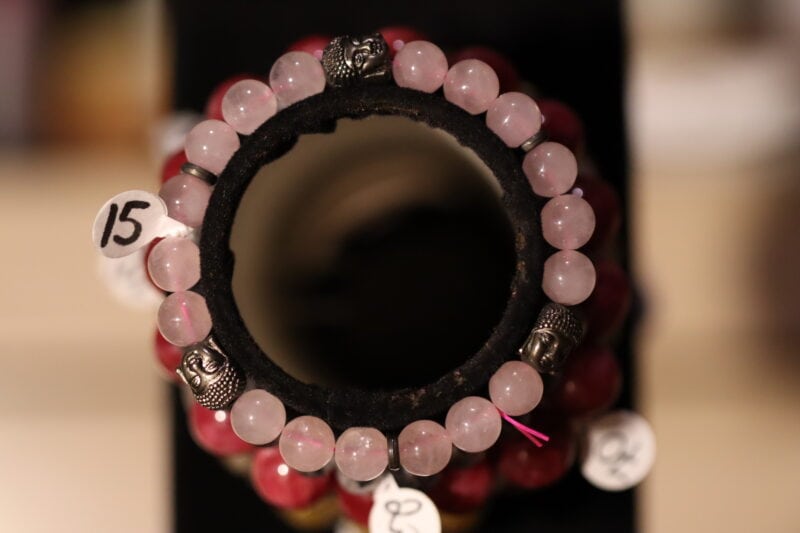 Bracelet Quartz rose boudha