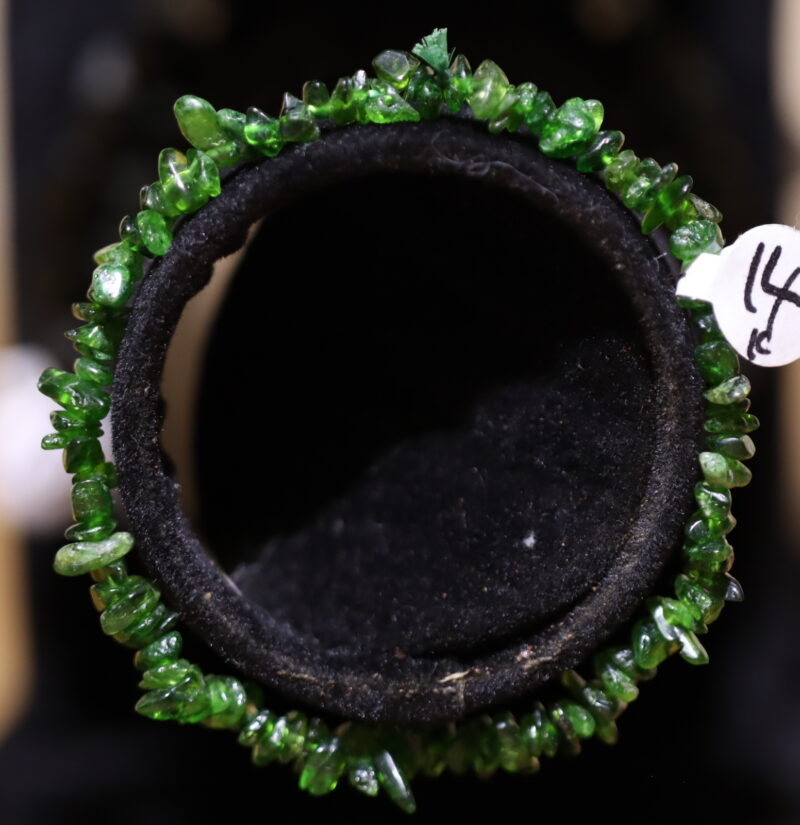 Bracelet Diopside baroque