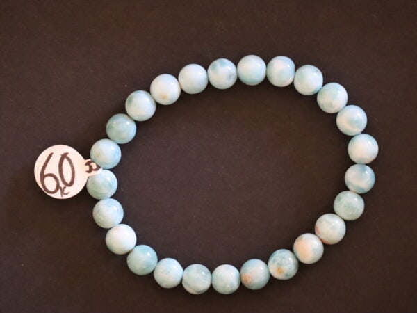 Bracelet Larimar 7mm