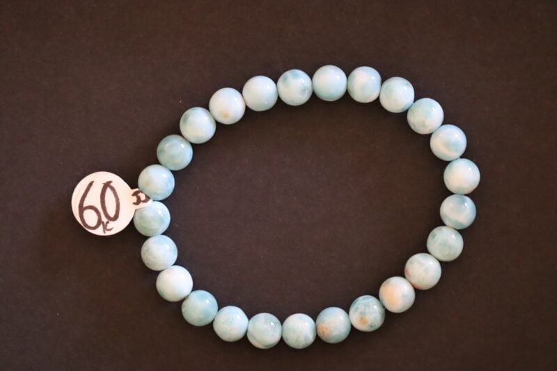 Bracelet Larimar 7mm