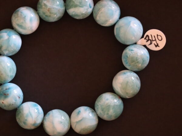 Bracelet Larimar 15mm