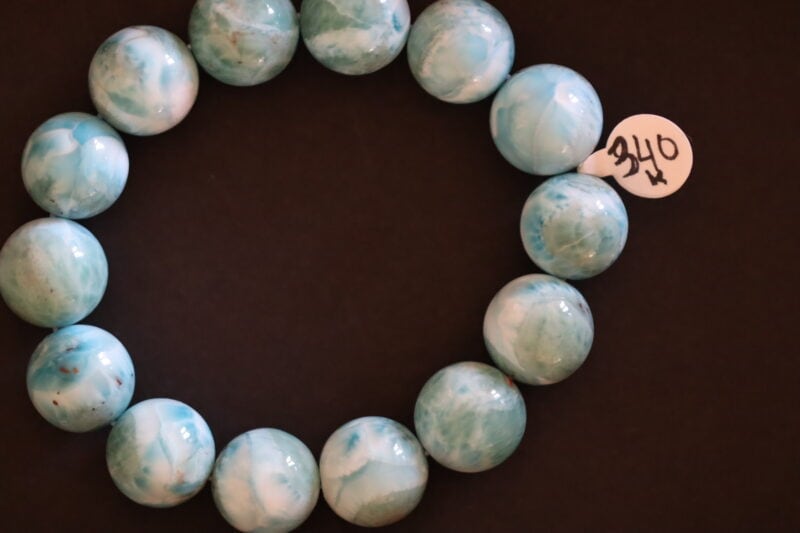 Bracelet Larimar 15mm