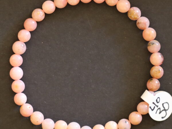 Bracelet Opale rose 5mm