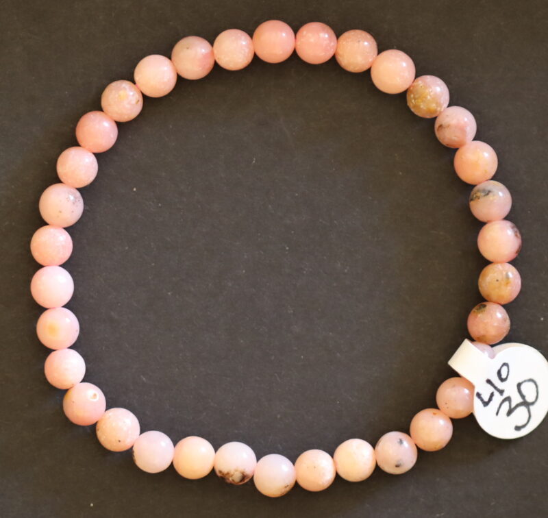 Bracelet Opale rose 5mm