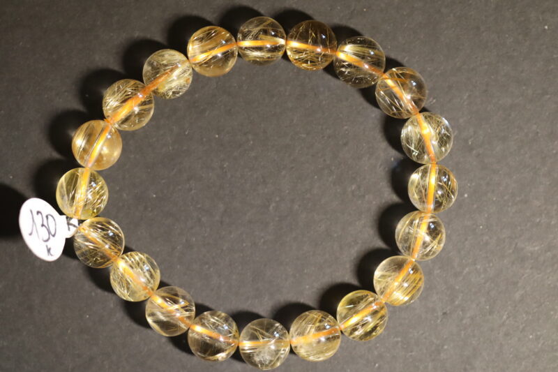 Bracelet Quartz Rutile gemme