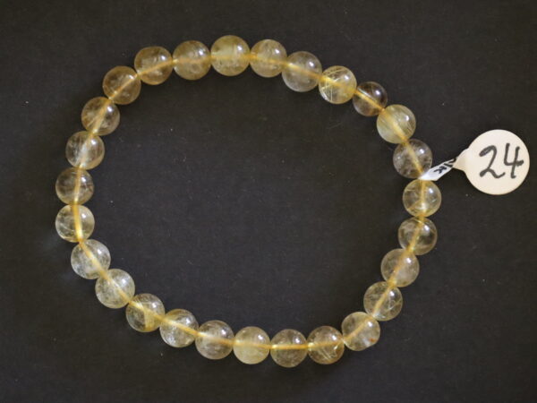 Bracelet Quartz Rutile 7mm