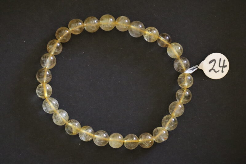 Bracelet Quartz Rutile 7mm