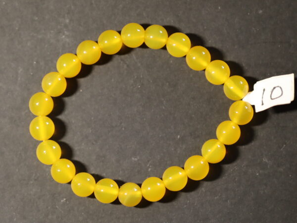 Bracelet Agate jaune 8mm