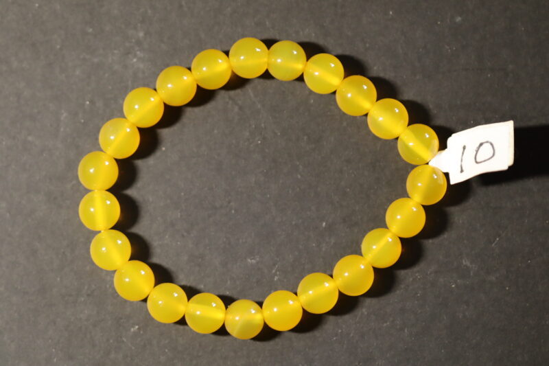 Bracelet Agate jaune 8mm