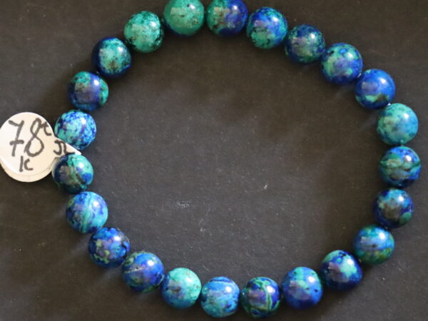 Bracelet Azurite Malachite extra 10mm