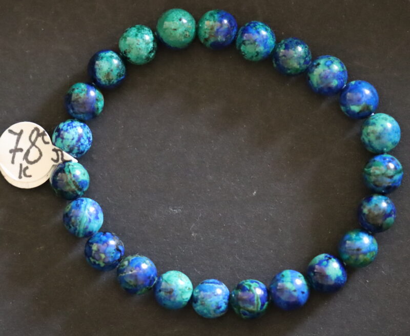 Bracelet Azurite Malachite extra 10mm