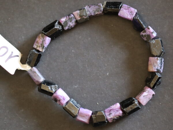 Bracelet Charoite Tourmaline