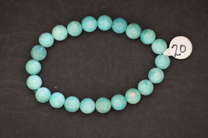 Bracelet Amazonite Pérou 8mm