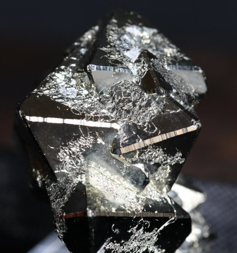 Pyrite cristal octaèdre Pérou