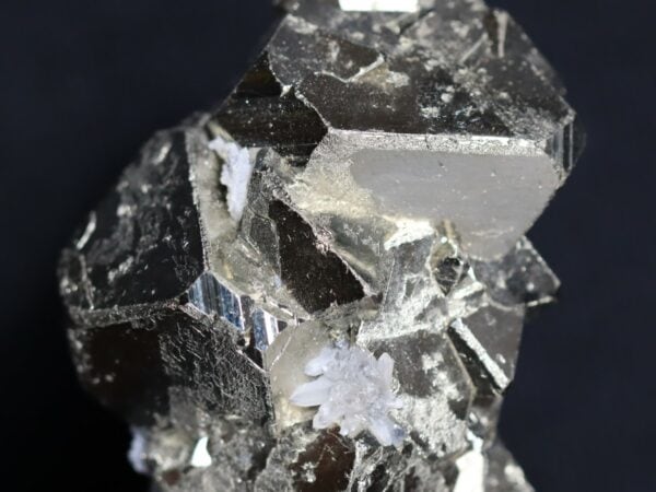 Pyrite octaèdre et Quartz