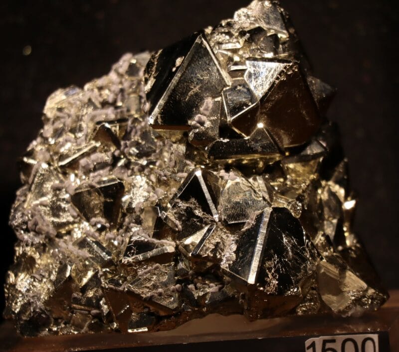 Pyrite octaèdrique des Andes