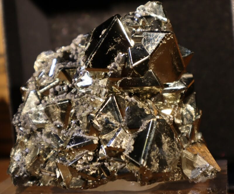 Pyrite octaèdrique des Andes