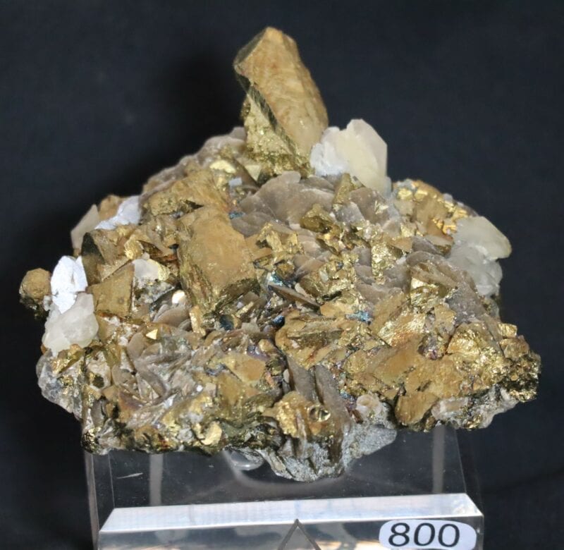 Chalcopyrite Sidérose Calcite