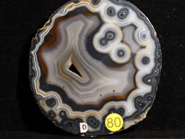 Agate naturelle yeux