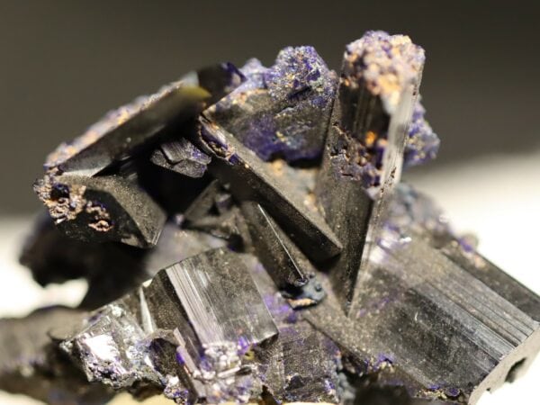 Azurite prismes