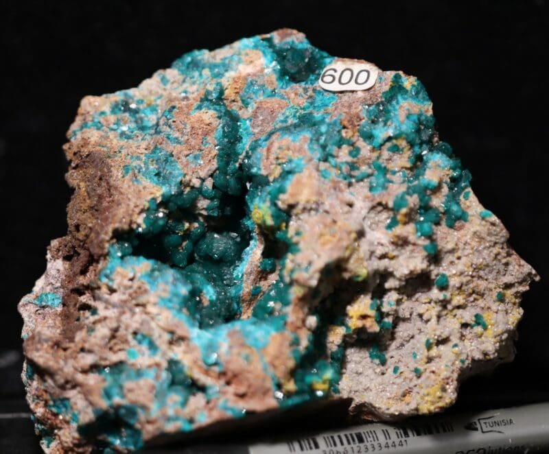 Dioptase géode