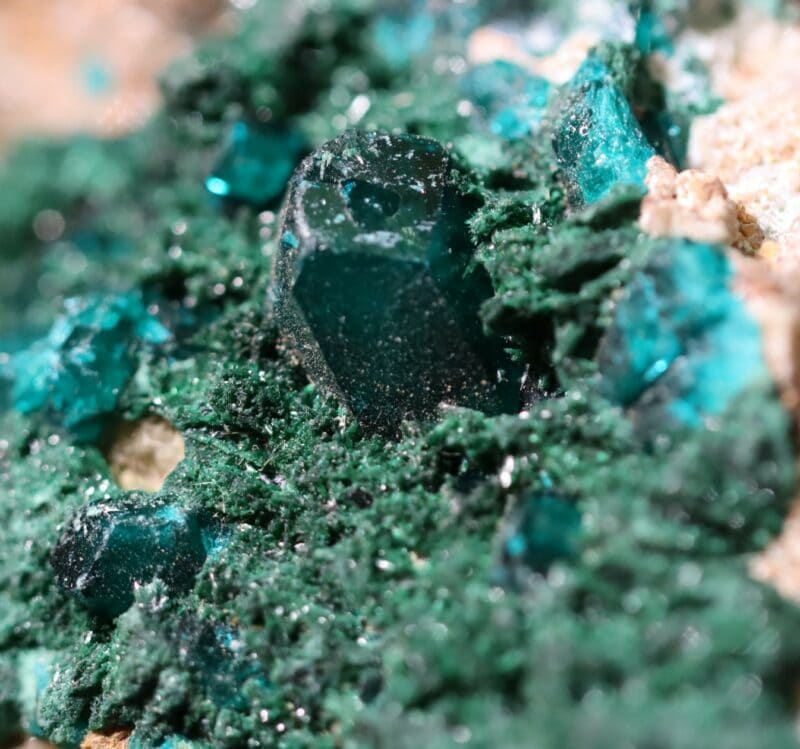 Dioptase bloc