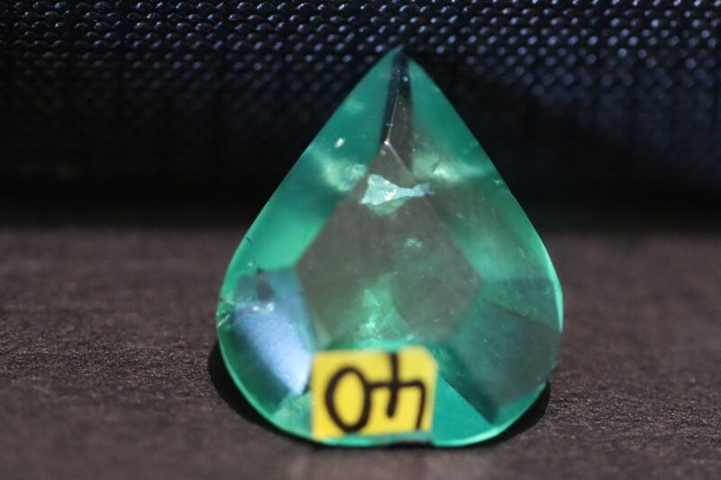 Fluorite verte facetée Pérou 1