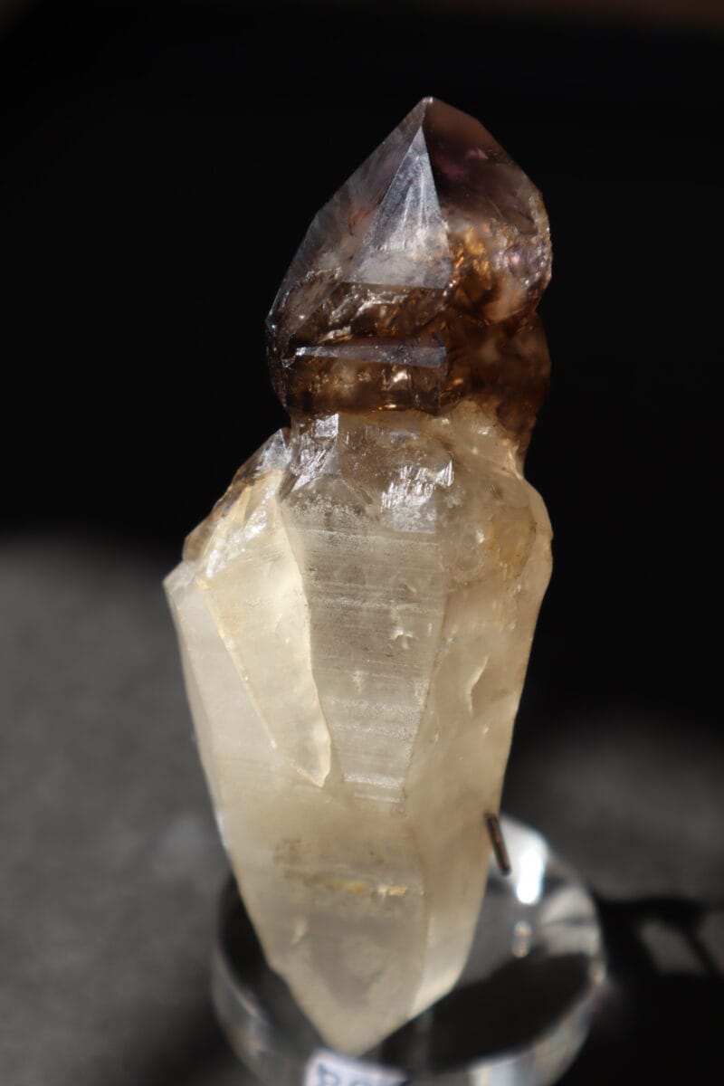 Quartz biter sceptre amethysé