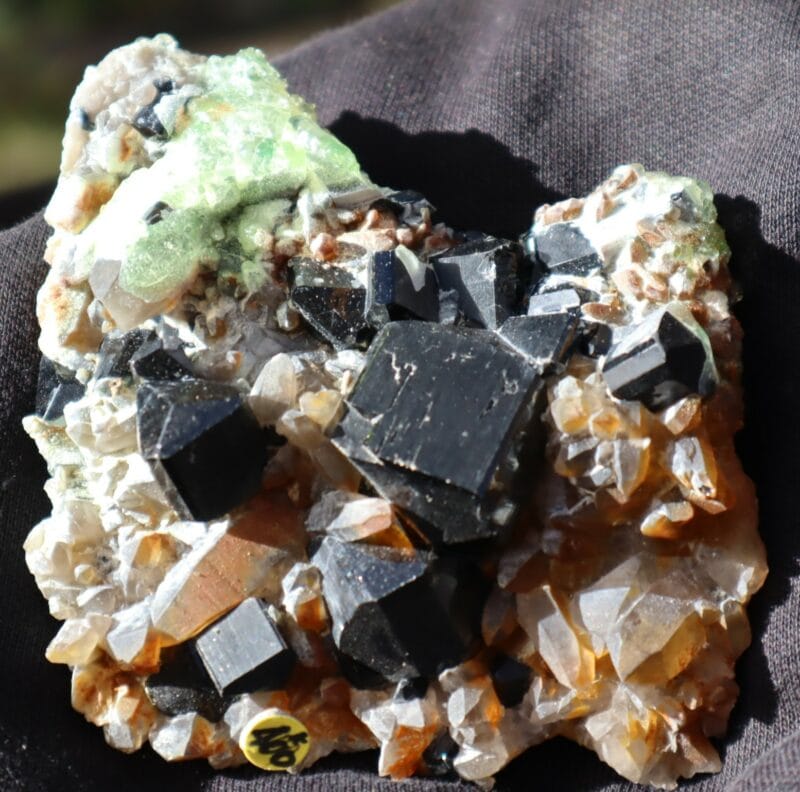 Opale verte hyalite tourmaline