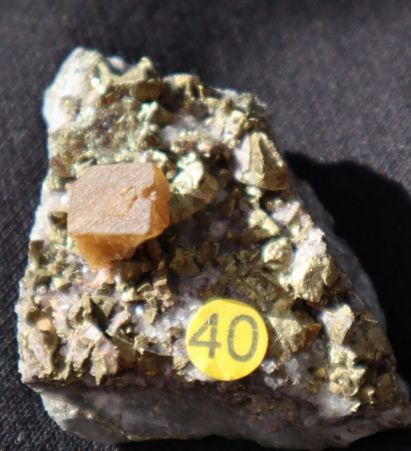 Chalcopyrite Sidérose Pérou1