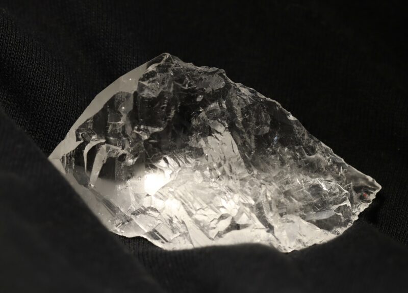 Cristal de quartz limpide