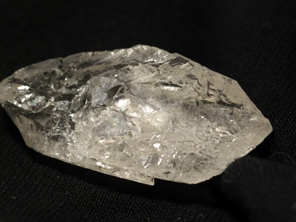 Cristal de quartz naturel biterminé