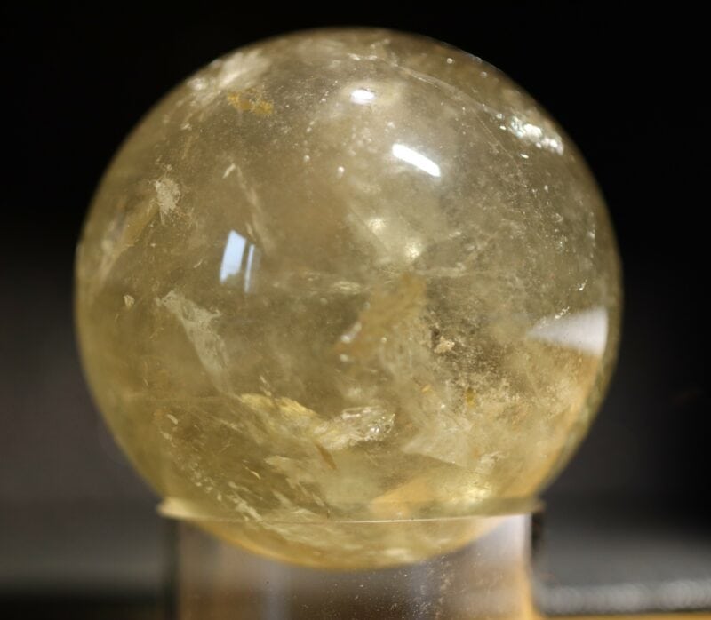 Sphère citrine véritable1