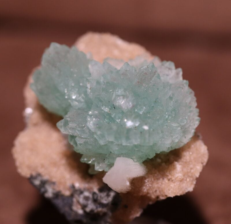 Apophyllite verte cristaux