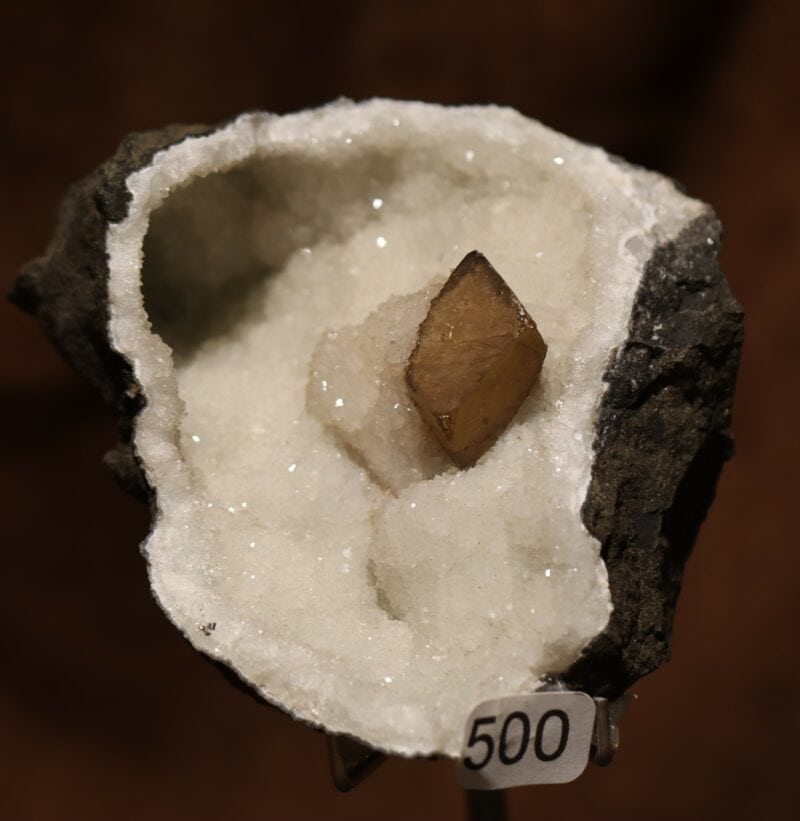 Calcite sur zéolite