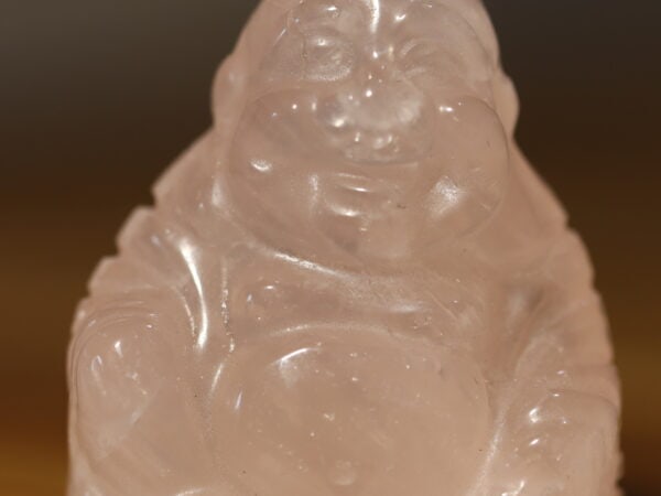 Boudha rieur quartz rose