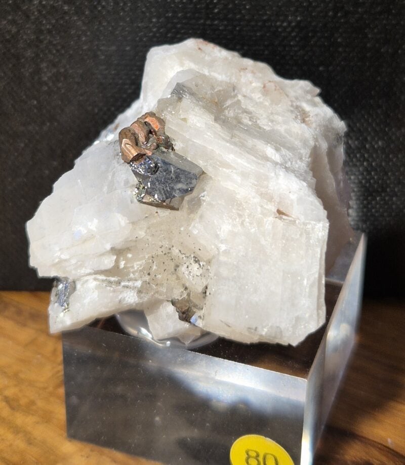 Carrollite et chalcopyrite